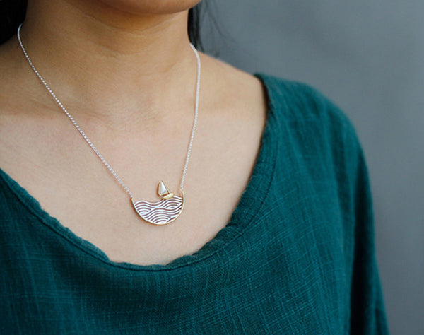 Sailboat Necklace