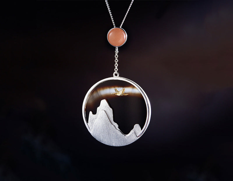 Sunset Mountain Pendant