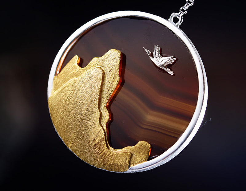 Sunset Mountain Pendant