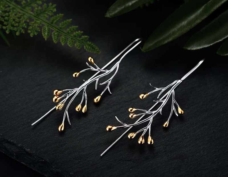 Autumn Tree Branch Earring