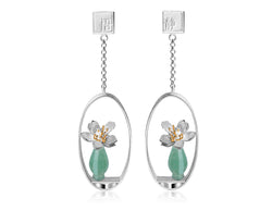 Lotus Whisper Vase Earring